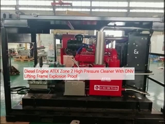 Ζώνη 2 μηχανών diesel ATEX υψηλός καθαριστής με το ανυψωτικό πλαίσιο DNV explosionproof
