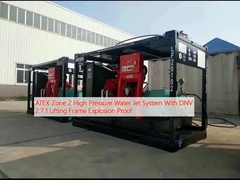 Ζώνη 2 ATEX σύστημα υψηλών προβολών ύδατος με το ανυψωτικό πλαίσιο 2.7.1 DNV explosionproof