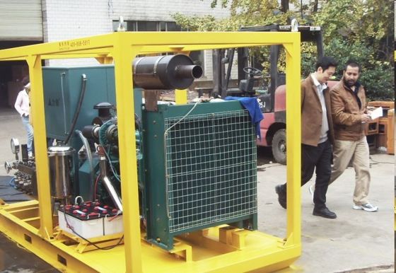 20000psi φορητή diesel υδραντλία αμμοστρωτικών μηχανών υψηλών πλυντηρίων καθαρότερη υδρο