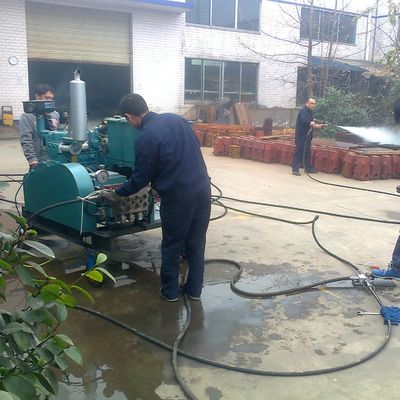 Μηχανή καθαρισμού νερού 15kw 450bar Μηχανή αποχέτευσης νερού