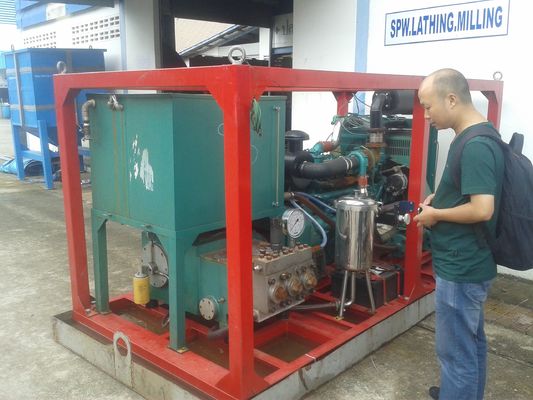 90kw 1500bar Υδροπυρηνικό εξοπλισμό Βιομηχανική μηχανή υδροπυρηνικής μηχανής